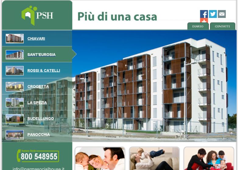 Sito web parmasocialhouse.it